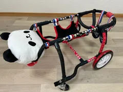 【大人気新品】美品 犬用車椅子 4輪　補助器具　テンシノワ　ヨークシャーテリア　小型用 首輪・ハーネス・リード