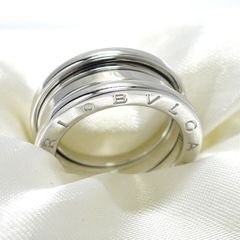 BVLGARI リング ビーゼロワン 750WG K18WG ホワイトゴールド 表記サイズ51 約9.9g
