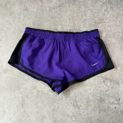 NIKE DRI-FIT ナイキ ドライフィット レディース S ランニングショーツ パープル ブラック 吸汗速乾 ショートパンツ スポーツ