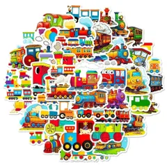 最短当日発送 機関車 電車 SL トーマス 蒸気機関車 ステッカー ヴィンテージシール セット スーツケース トランク バイク 自転車 車 猫 パソコン スマホ ヘルメット 旅行用品 目印 トラベル デコレーション おしゃれ ヴィンテージ風 