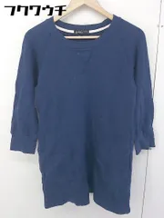 ◇ BEAUTY & YOUTH UNITED ARROWS 七分袖 ミニ チュニック ワンピース ブルー系 レディース  【中古】 【1112020006166】