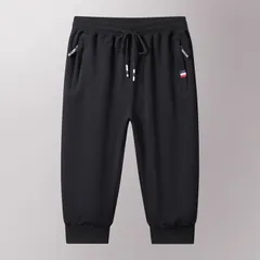 ショートパンツ メンズ トレーニングウェア ジム ハーフパンツ クロップドパンツ ７分丈 吸汗速乾 ドライ 速乾 ズボン ポケット スリムスウェットパンツqcwlt60