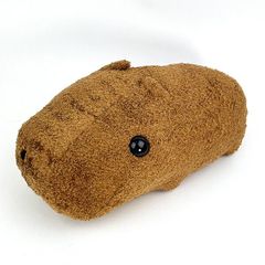 도 푹 카피바라 씨 먼지 크기 봉제 브라운