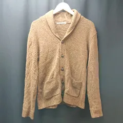 ◇ JOURNAL STANDARD relume Vネック ケーブル 起毛 ボタン ストレッチ 長袖 カーディガン サイズM ブラウン レディース E  【1307260043686】