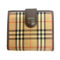 ◆BURBERRY◆バーバリー ノバチェック 折り財布 がま口