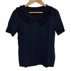 極美品✨ FOXEY NEWYORK フォクシー カットソー Tシャツ ロゴ刺繍 FOXEY NEW YORK フォクシーニューヨーク 23SS 半袖Tシャツ