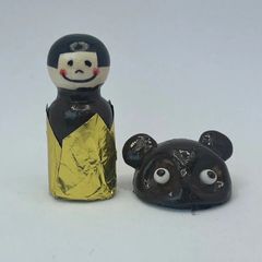 たぬきケーキ　こけし
