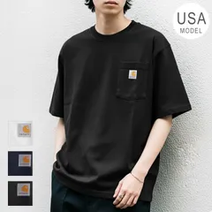 新品 未使用 カーハート tシャツ メンズ ブランド 半袖 大きいサイズ 無地 ヘビーウェイト USAモデル CARHARTT Loose Fit Heavyweight Short-Sleeve Pocket T-Shirt K87 K87-M