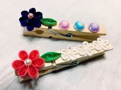 Kozueオリジナル　ペーパークイリング　デコレーションピンチ2個セット