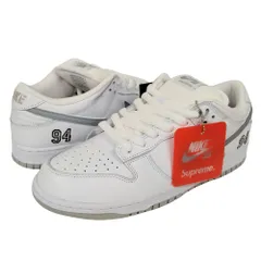SUPREME シュプリーム × NIKE 品番 HQ8487-100 SB DUNK LOW OG QS ダンク シューズ スニーカー サイズ US9.5=27.5cm 正規品 / 45082