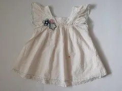 アナスイミニ anna sui mini アウトレット 子供服 女の子 L 約 130cm キャミソール ブラウス ベージュ 春 夏 ★3 トップス ガールズ 女児 キッズ 【中古】 ユーズド リサイクル こども