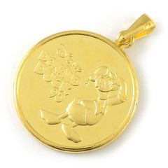 ディズニー Disney ペンダントトップ ドナルドダック デイジーダック 90周年 1/10oz 2024年 2400枚限定 メダル Au999のサムネイル