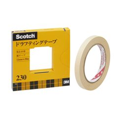 マスキングテープ ドラフティングテープ スコッチ カッター付 紙箱入り 3M 1