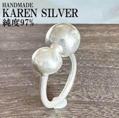 シルバーリング カレンシルバー カレン族 ハンドメイド エスニック #31