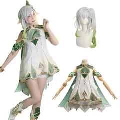 原神 ナヒーダ コスプレ ウィッグ 靴 原神 げんしん 風 genshin ナヒーダ 子供 大人 Nahida コスプレ