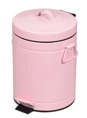 クラウス 5L ピンク ペール ペダル ふた付き HB-2216 ゴミ箱 パール金属