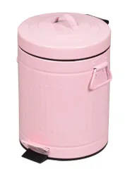 クラウス 5L ピンク ペール ペダル ふた付き HB-2216 ゴミ箱 パール金属のサムネイル