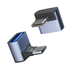 【即日発送】10Gbps高速転送 USB3.1(Type (2個セット)変換コネクタYITONGXXSUN Cオス - USB L字 A 3.1 メス) USB3.1-A変換アダプタ MacBook Pro/MacBook to Air/iPad Pro その