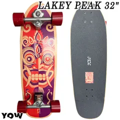 2025 YOW LAKEY PEAK 32インチ ヤウ レイキーピーク サーフスケート ロングスケートボード ロングボード スケボー コンプリート オフトレ サーフィン スノーボード