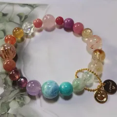 b22♡CandyBOX♡ブレスレット♡ラリマー　ルビー　インカローズ　スーパーセブン　アゼツライト　スターローズクォーツ　アイリスクォーツ　パープルマイカ　アンデシン　ストロベリークォーツ　ロードナイトシリカ　シトリン　ハーキマーダイアモンド　サンストーン