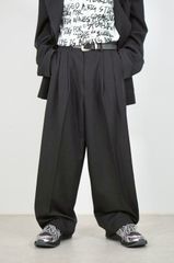受注制【Chikashitsu +】easy semi wide slacks