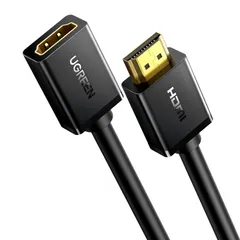 【即日発送】Stick、HDTV、PC、Switch等対応 ハイスピード TV Fire オス-メス)PS4/PS3 (HDMI 3D対応 60Hz 金メッキコネクタ-0.5m 4K 延長コード 延長ケーブル HDMI UGREEN