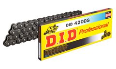 【特価商品】D.I.D(大同工業)バイク用チェーン クリップジョイント付属 420DS-114RB STEEL(スチール) 強化チェーン 二輪 オートバイ用