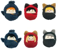 【中古】ぬいぐるみマスコット・ぬいぐるみバッジ 全6種セット 「ハイキュー!! くるみたぴぬい Vol.1」