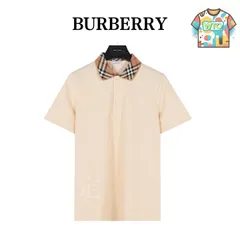 【今日WTO】Burberry 25SS ネックチェック ショートスリーブポロシャツ-NZ11