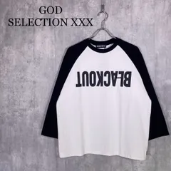 『GOD SELECTION XXX』 ゴッドセレクション (M) ラグランスリーブ ロングTシャツ