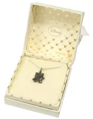 【中古】銀製品・指輪・アクセサリー ミッキーマウス(パズルモチーフ) シルバー ネックレス 「ディズニー×THE KISS」