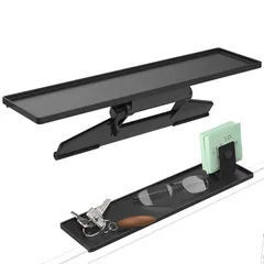 ロボロビン ディスプレイボード モニター 上 小物置き 耐荷重2kg 取付簡単 滑り止めシート付 テレビ上ラック 小物収納 棚 テレビボード 幅34cm×奥行8.4cm 0