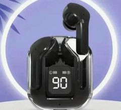 新品　黒　ワイヤレスイヤホン Bluetooth 5.3　残量表示　Type-C