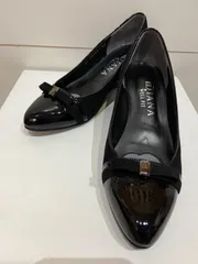 DIANA WELL FIT ダイアナ リボン ウエッジヒール パンプス 23cmのサムネイル