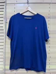 POLO RALPH LAUREN(ポロラルフローレン) メンズ ネイビーラウンドショートスリーブ t シャツ 100L サイズ