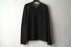 Vネックウールニットセーター / LABEL UNDER CONSTRUCTION(レーベルアンダーコンストラクション)