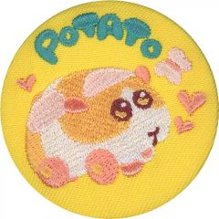 [중고] 배지·핀즈 감자 슈슈캔 배지 [이치반 쿠지 PUI PUI 몰카] B상