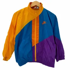 ナイキ NIKE 白タグ マルチカラー ナイロンジャケット メンズ import：M 