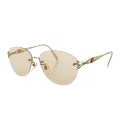 ヴァレンティノ ガラヴァーニ VALENTINO GARAVANI メガネ 眼鏡 リムレス 度あり カラーレンズ 56□15 135 ゴールド色 茶 ブラウン /IR ■GY99のサムネイル