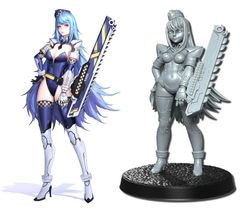 RN Estudio | Neokingdom Citizen16 32mm | 3Dプリント ミニチュア TRPG