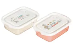 スケ 【日本製】【おさるのジョージ】抗菌シールボックス2Pセット【23】【ジョージ】【Curious George】【絵本】【アニメ】【キャラクター】【ランチボックス】【お弁当箱】【保存容器】【アウトドア】【2個入り】【雑貨】【グッズ】【かわいい】