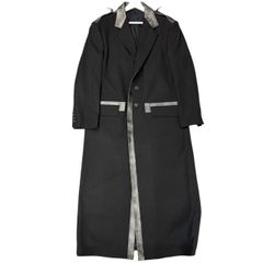 ヨウジヤマモト 24AW アーミーギャバ レザーロングジャケット 参考上代268400円 未使用品 Yohji Yamamoto 24AW LEATHER COLLAR