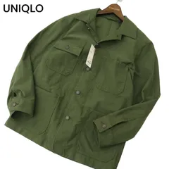 【新品 21SS】 UNIQLO ユニクロ 通年 ウォッシュ ユーティリティ ジャージー ジャケット Sz.S　メンズ 未使用