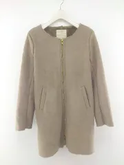 ◇ Sonny Label サニーレーベル URBAN RESEARCH ジップアップ 長袖 ムートン コート サイズF ブラウン レディース P  【中古】 【1209260000402】