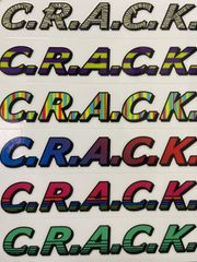 C.R.A.C.K. ロゴステッカー　セット　クラック　６種類　CRACK