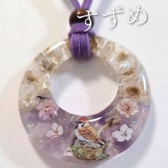 A26-425 レジンネックレス(かすみ草)パステルカラー - メルカリ