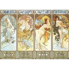 ☆当時物☆シュリンク未開封 ミュシャ ジグソーパズル 4つの星 ☆当時物☆シュリンク未開封 ミュシャ ジグソーパズル 4つの星