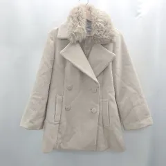 ◇ ◎ snidel フロントボタン　無地　秋冬向け　フェミニン 長袖 コート サイズF アイボリー系 レディース E  【1506130001522】