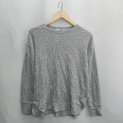 ◇ ⊂ JOURNAL STANDARD relume ワッフル生地 長袖 カットソー サイズF グレー レディース E  【1409100001693】