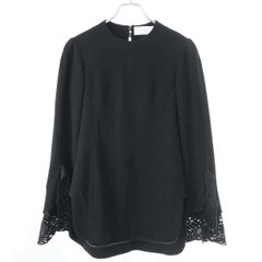 mame kurogouchi マメ クロゴウチ 22SS Embroidered Cuffs Top エンブロイダリーカフトップス MM22PS-SH726 ブラック 1のサムネイル